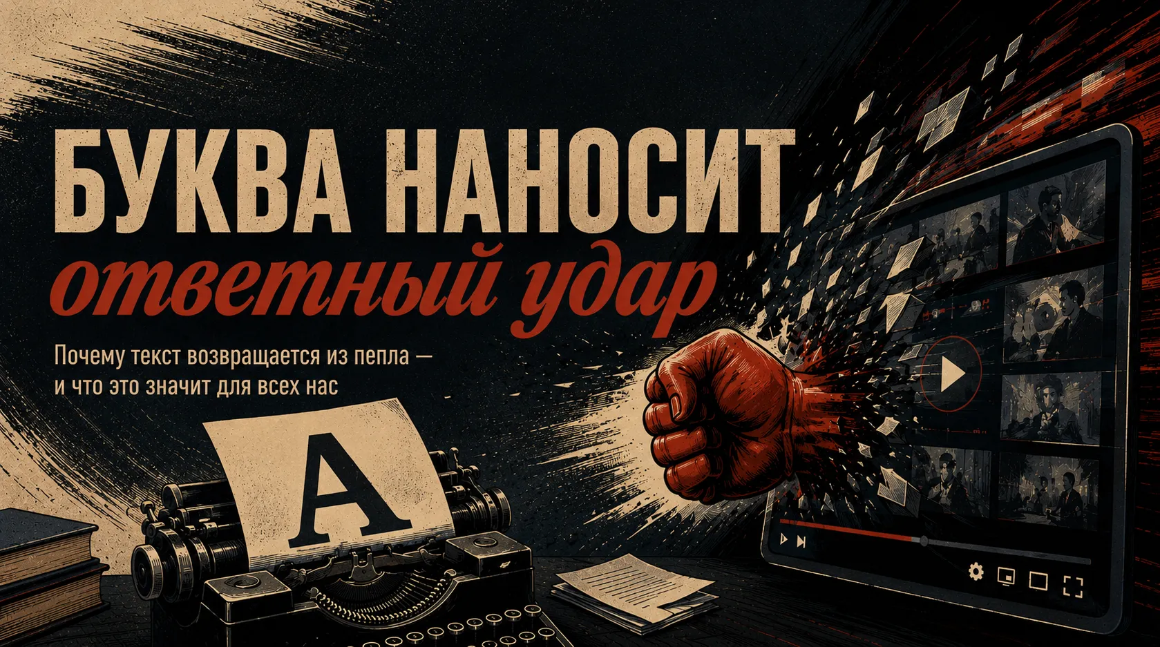 Буква наносит ответный удар
