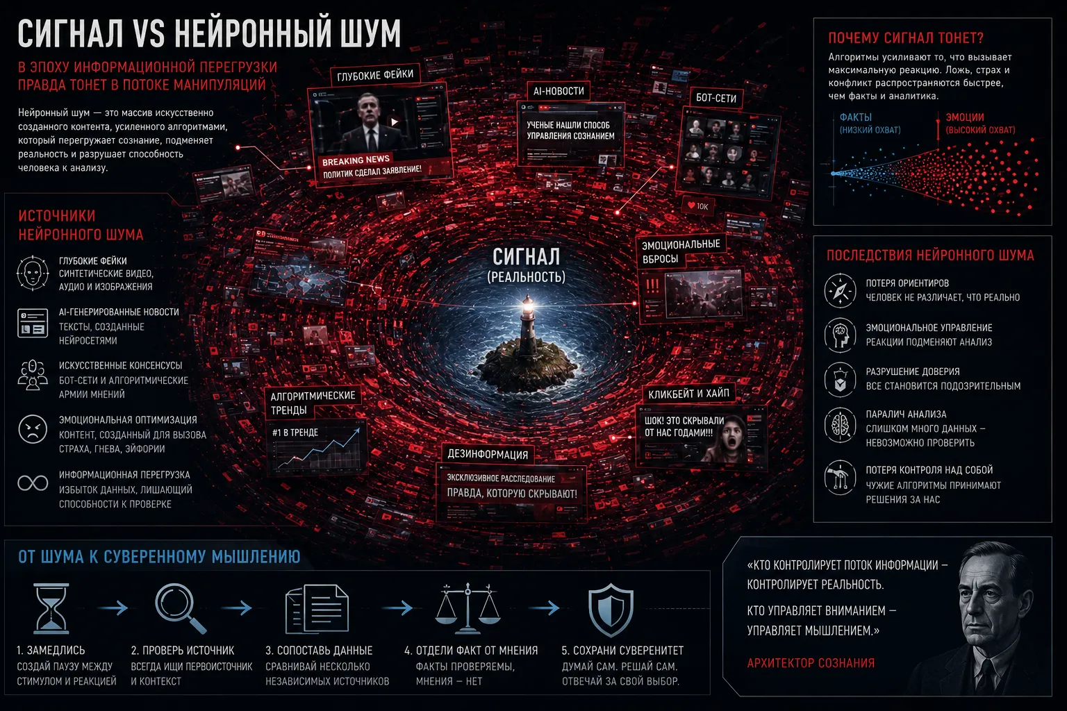 Иллюстрация: КОГНИТИВНЫЙ СУВЕРЕНИТЕТ: ЗАЩИТА ЭКСПЕРТНОГО МЫШЛЕНИЯ ОТ НЕЙРОННОГО ШУМА