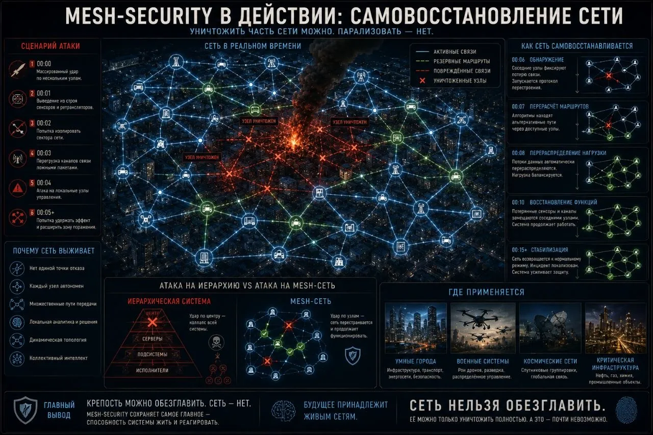 самовосстановление сети
